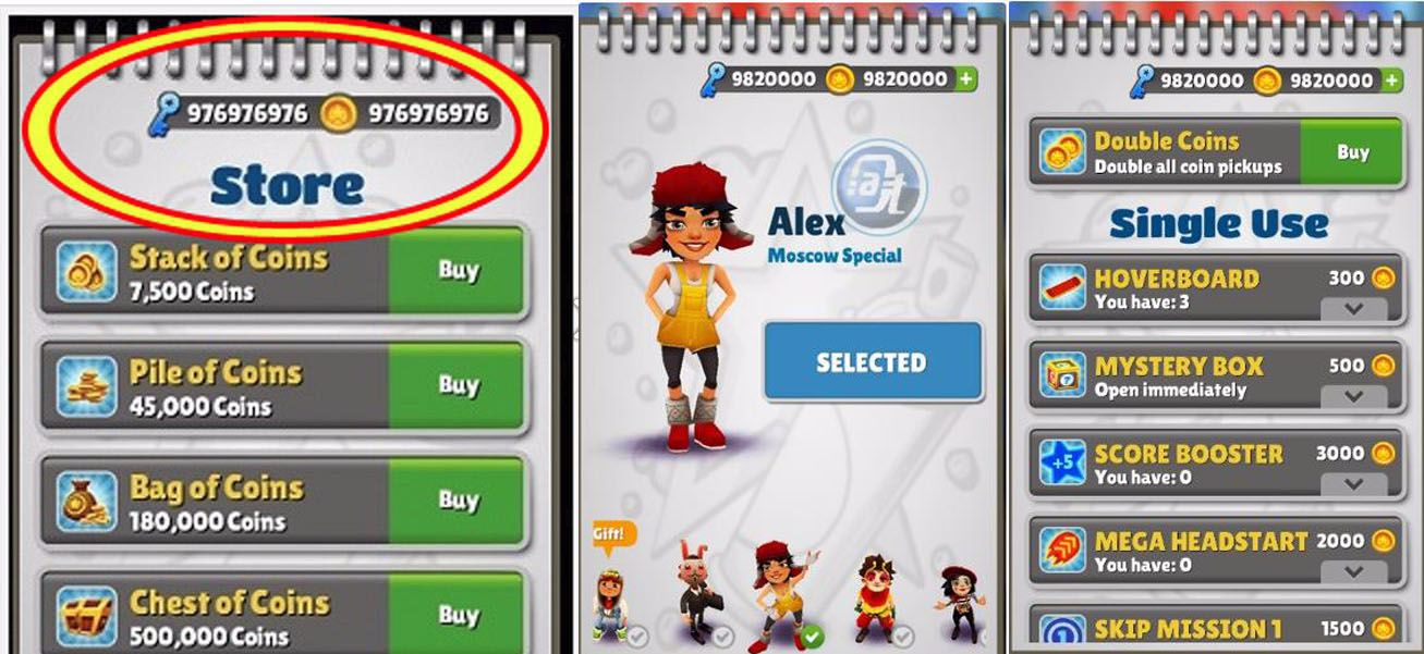 Subway surfers free coins and keys generator download pc